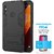 TBZ Tough Shockproof Dual Protection Layer Hybrid Kickstand Back Case Cover for Vivo V9 with Tempered Screen Guard -Black