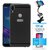 TBZ Soft TPU Slim Back Case Cover for Asus Zenfone Max (M1) ZB555KL with Flexible Lazy Stand and Tempered Screen Guard -Black