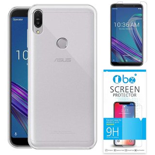 Buy Tbz Soft Transparent Back Cover For Asus Zenfone Max M1 Zb555kl With Tempered Screen Guard Online Get 62 Off