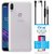 TBZ Transparent Case Cover for Asus Zenfone Max (M1) ZB555KL with Earphone and Tempered Screen Guard