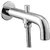 Oleanna Orange Brass Bath Spout With Tip-Ton And Wall Flange With Provision For Hand Shower Bath Tub Spout Chrome