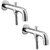 Oleanna Orange Brass Bath Spout With Tip-Ton And Wall Flange With Provision For Hand Shower Bath Tub Spout Chrome - Pack Of 2 Nos