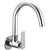 Oleanna Golf Brass Sink Tap With Wall Flange Sink Cock With Swivel Casted Spout Wall Mounted (Disc Fitting | Quarter Turn | Form Flow) Chrome