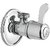 Oleanna M-02 Brass Angle Cock with Wall Flange (Silver)