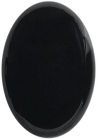 Natural Black Onyx Stone 12 Ratti (10.9 carats) Rashi Ratna  Origional and Certified by GEMOLOGICAL LABORATORY OF INDIA (GLI) Chalcedony Kaala Sulemani Aqeeq Precious Gemstone Unheated and Untreated Top Quality Gems for Astrological Purpose