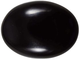 Natural Kaala Sulemani Aqiq Stone 12 Ratti (10.9 carats) Rashi Ratna  Origional and Certified by GEMOLOGICAL LABORATORY OF INDIA (GLI) Black Onyx Precious Gemstone Unheated and Untreated Top Quality Gems for Astrological Purpose