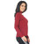 Camilla Max, Full Sleeve, Maroon Color, Round Neck, On Hip length Casual Top for Girl's and Women's
