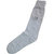 Sunshopping men's cotton and polyester full length formal white socks (pack of three)