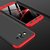 MOBIMON Samsung J7 DUO  Front Back Case Cover Original Full Body 3-In-1 Slim Fit Complete 3D 360 Degree Protection Hybrid Hard Bumper (Black Red) (LAUNCH OFFER)