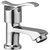 Oleanna Angel Brass Pillar Cock For Wash Basin And Sink Tap (Disc Fitting | Quarter Turn | Form Flow) Chrome