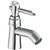 Oleanna Fancy Brass Pillar Cock For Wash Basin And Sink Tap (Disc Fitting | Quarter Turn | Form Flow) Chrome
