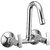Oleanna Desire Brass Sink Mixer With Swivel Spout Wall Mounted (Disc Fitting  Quarter Turn  Form Flow) Chrome
