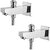 Oleanna Global Brass Bath Spout With Tip-Ton And Wall Flange With Provision For Hand Shower Bath Tub Spout Chrome - Pack Of 2 Nos