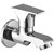 Oleanna Global Brass Bib Tap With Wall Flange (Disc Fitting | Quarter Turn | Form Flow) Chrome
