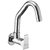 Oleanna Global Brass Sink Tap With Wall Flange Sink Cock With Swivel Casted Spout Wall Mounted (Disc Fitting | Quarter Turn | Form Flow) Chrome