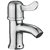 Oleanna Magic Brass Pillar Cock for Wash Basin and Sink Tap (Disc Fitting  Quarter Turn  Form Flow) Chrome
