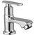 Oleanna Speed Brass Pillar Cock For Wash Basin And Sink Tap (Disc Fitting | Quarter Turn | Form Flow) Chrome