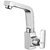 Oleanna Speed Brass Swan Neck Pillar Tap With Swivel Spout For Sink And Basin Kitchen And Bathroom (Disc Fitting  Quarter Turn  Form Flow) Chrome