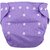 jsr brothers Reusable Infant Diapers Grid Soft Covers Washable Size Adjustable (Purple)