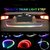 Multi Color Flow LED Strip Trunk Light / Dicky Light / Boot LED DRL Strip Light (works with all cars)