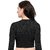 Janasya Women's Cotton Lycra Stretchable Readymade Blouse (BL061-75BLACK)