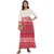 Janasya Women's Multicolor Cotton Flared Printed Kurta