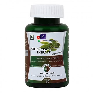 Green Tea Extract With Probiotic, 90 Capsules Boosts En
