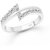 Vighnaharta Contemporary Design CZ Rhodium Plated Alloy Finger Ring for Women and Girls - VFJ1334FRR8