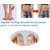Acupressure Weight Loss Japanese Magnetic Slimming Toe Ring ,Fat Weight Loss Health silicon ring  (1 Pair)