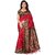 Meia Red Bhagalpuri Cotton Silk Printed Festive Saree With Blouse
