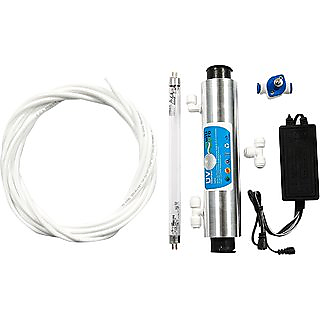 For All KINDS RO/UV Water Filter Purifier,Philips 8'' UV Lamp/Tube (11W) +Barrel+Adapter+5mtr Pipe+2 pc Elbow+TDS Adjest