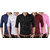 Pack Of 5 Fashlook Multicolor Dotted Slim Fit Regular Collar Shirts For Men