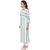 Unimod Chic Fashion Blue Printed Kurti Dress