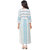 Unimod Chic Fashion Blue Printed Kurti Dress