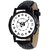 HRV New Black Strap White Dial Magical Anloge Watch For Boys  Man