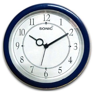 Buy SONIC ROUND ASSORTED COLOR WALL CLOCK (0511) Online @ ₹399 from ...
