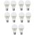 Premium High Quality 9 Watt LED Bulb Pack of 10 (Cool Day Light)