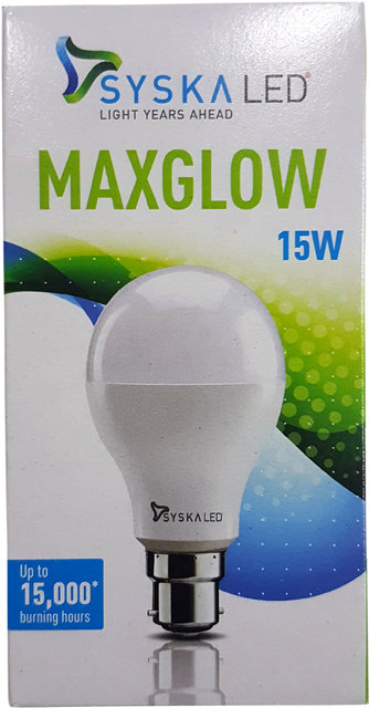 syska rechargeable led bulb 15 watt