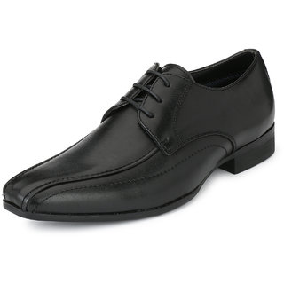 Hope Quay Men's Black PU Leather Formal Shoes
