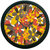 AE World Floral Wall Clock (With Glass)