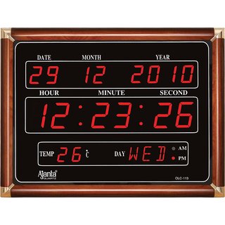 ajanta digital wall watch price