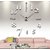 DIY Wall Clock 3D Sticker Home Office Decor 3D Wall Clock (Covering Area100100cm) - T4215S