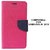 BRAND FUSON Mercury Goospery Fancy Diary Wallet Flip Cover for Samsung Galaxy J6 (2018) Premium Quality - Pink