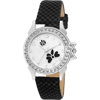                       Black Butterfly leather watches for women Watch GR110 Watch - For Girls BY 5STAR                                              