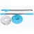 Shopper52 Cleaning Stainless Steel Mop Rod Set Mop Set  (Multicolor)