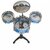 OH BABYBABY The New And Latest Jazz Drum Set For Kids With 3 Drums And 2 Sticks SE-ET-173