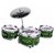 OH BABYBABY The New And Latest Jazz Drum Set For Kids With 3 Drums And 2 Sticks SE-ET-174