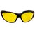 Hrinkar Yellow Mirrored Sports Unisex Sunglasses