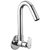 Oleanna Metroo Brass Sink Tap with Wall Flange Sink Cock with Swivel Casted Spout Wall Mounted (Disc Fitting | Quarter Turn | Form Flow) Chrome