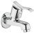 Oleanna Angel Brass Bib Tap With Wall Flange (Disc Fitting | Quarter Turn | Form Flow) Chrome